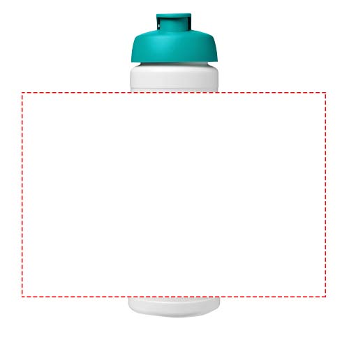 Baseline® Plus 750 ml Flasche mit Klappdeckel - weiss / aquablau – Bild 6