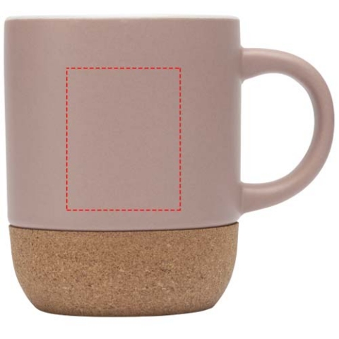Billie 300 ml Keramiktasse mit Korkdetails - altrosa – Bild 7