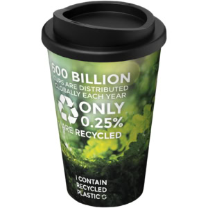 Brite-Americano® 350 ml Isolierbecher – schwarz
