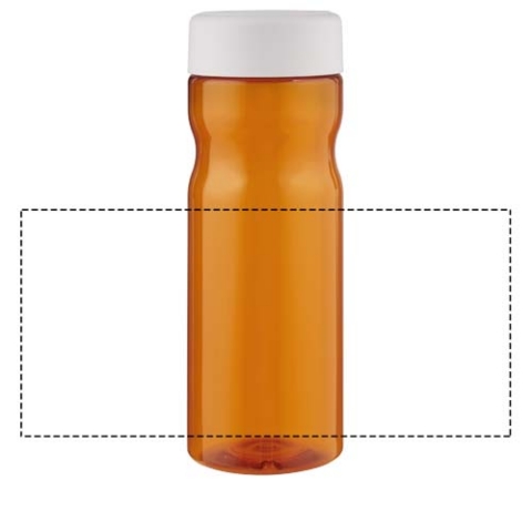 H2O Active® Eco Base 650 ml Sportflasche mit Drehdeckel - orange / weiss – Bild 6