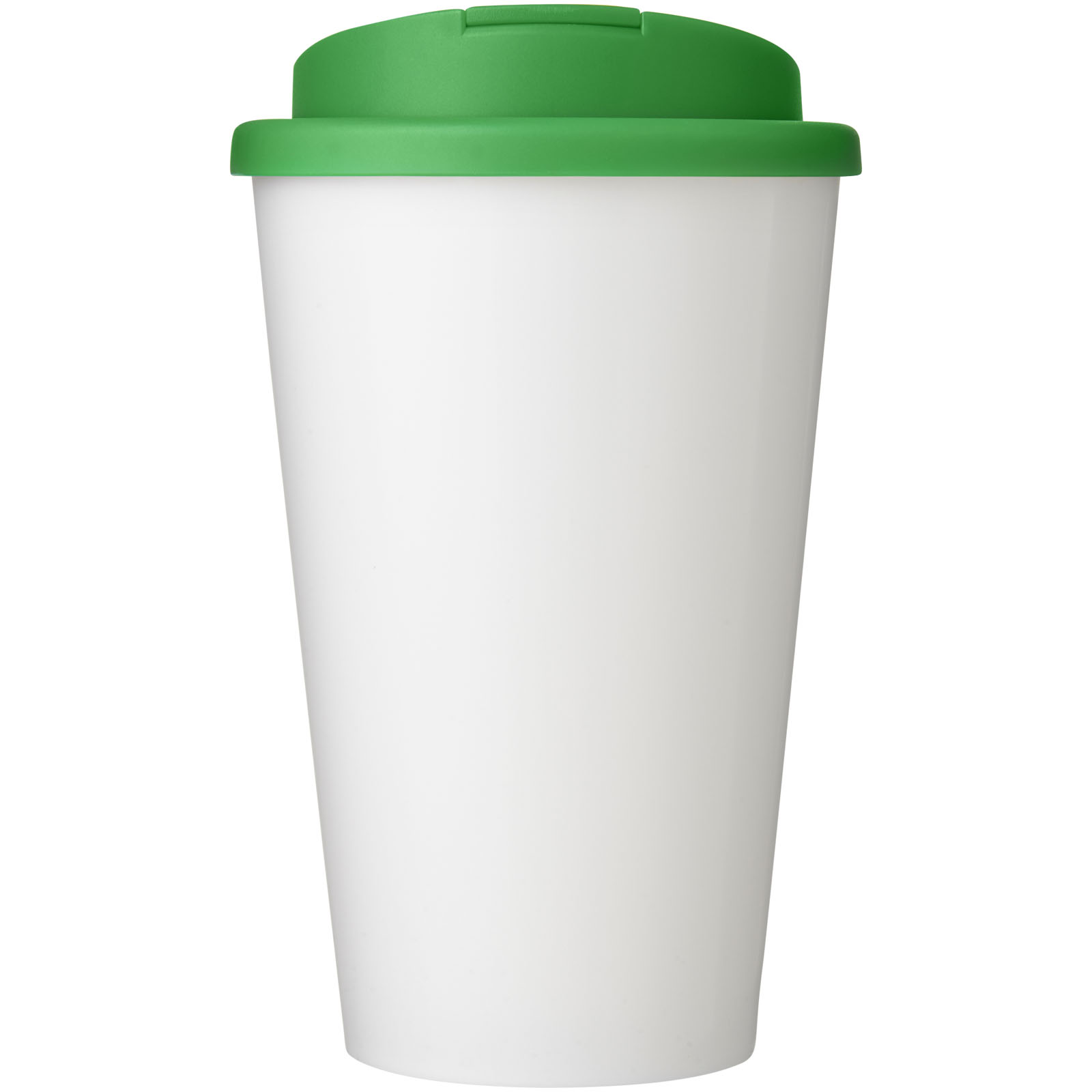 Brite-Americano® 350 ml Isolierbecher mit auslaufsicherem Schraubverschluss - weiss - Vorderseite