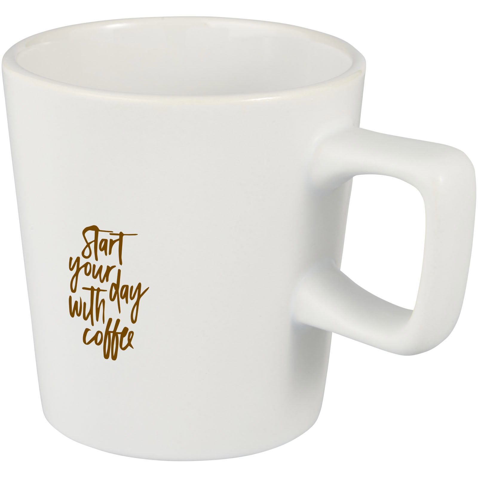Ross 280 ml Keramiktasse - weiss - Logo 1