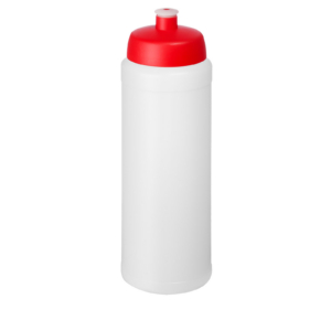 Baseline® Plus 750 ml Flasche mit Sportdeckel – transparent / rot