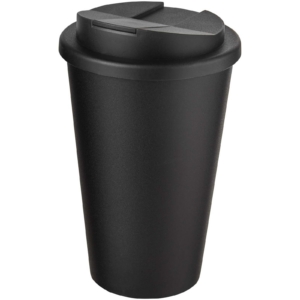 Americano® POP 350 ml isolierter Trinkbecher mit auslaufsicherem Deckel – schwarz
