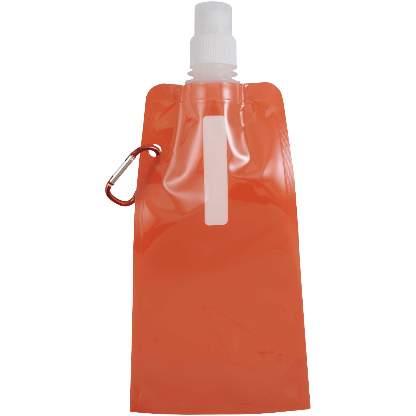 Sipzy 480 ml faltbare Wasserflasche - orange - Vorderseite