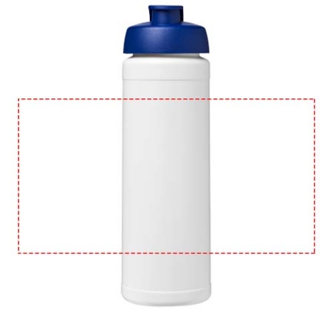 Baseline® Plus 750 ml Flasche mit Klappdeckel - weiss / blau – Bild 5
