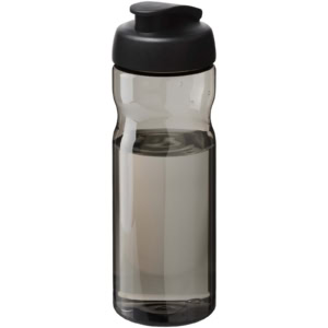 H2O Active® Eco POP Base 650 ml Sportflasche mit Klappdeckel – charcoal / schwarz