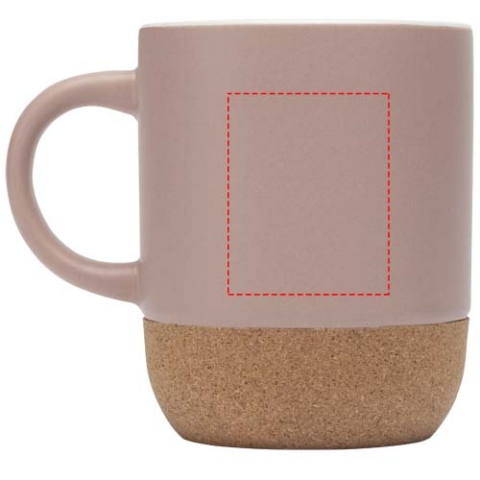 Billie 300 ml Keramiktasse mit Korkdetails - altrosa – Bild 9