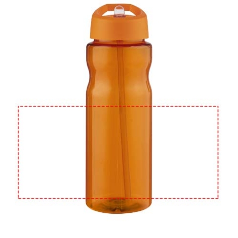 H2O Active® Base 650 ml Sportflasche mit Ausgussdeckel - orange / orange – Bild 5