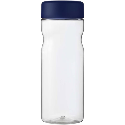 H2O Active® Eco Base 650 ml Sportflasche mit Drehdeckel - transparent - Vorderseite