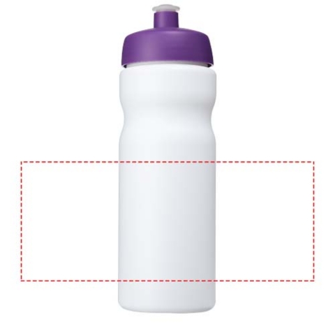 Baseline® Plus 650 ml Sportflasche - weiss / lila – Bild 4