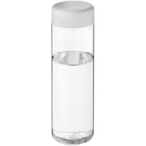 H2O Active® Vibe 850 ml Sportflasche mit Drehdeckel – transparent / weiss