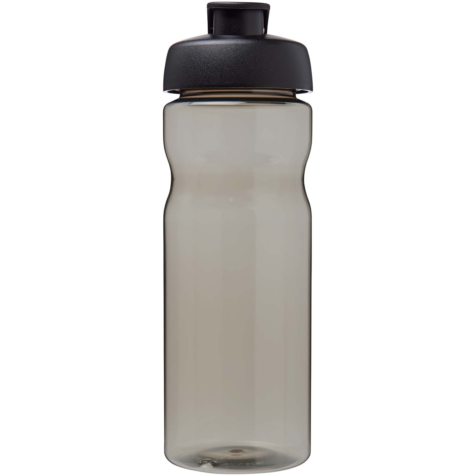 H2O Active® Eco POP Base 650 ml Sportflasche mit Klappdeckel - charcoal - Vorderseite