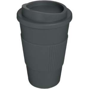 Americano® 350 ml Isolierbecher mit Schutzring – grau