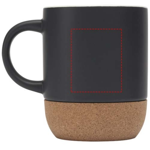 Billie 300 ml Keramiktasse mit Korkdetails - schwarz – Bild 9