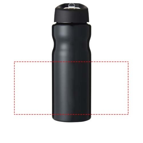 H2O Active® Base 650 ml Sportflasche mit Ausgussdeckel - schwarz – Bild 6