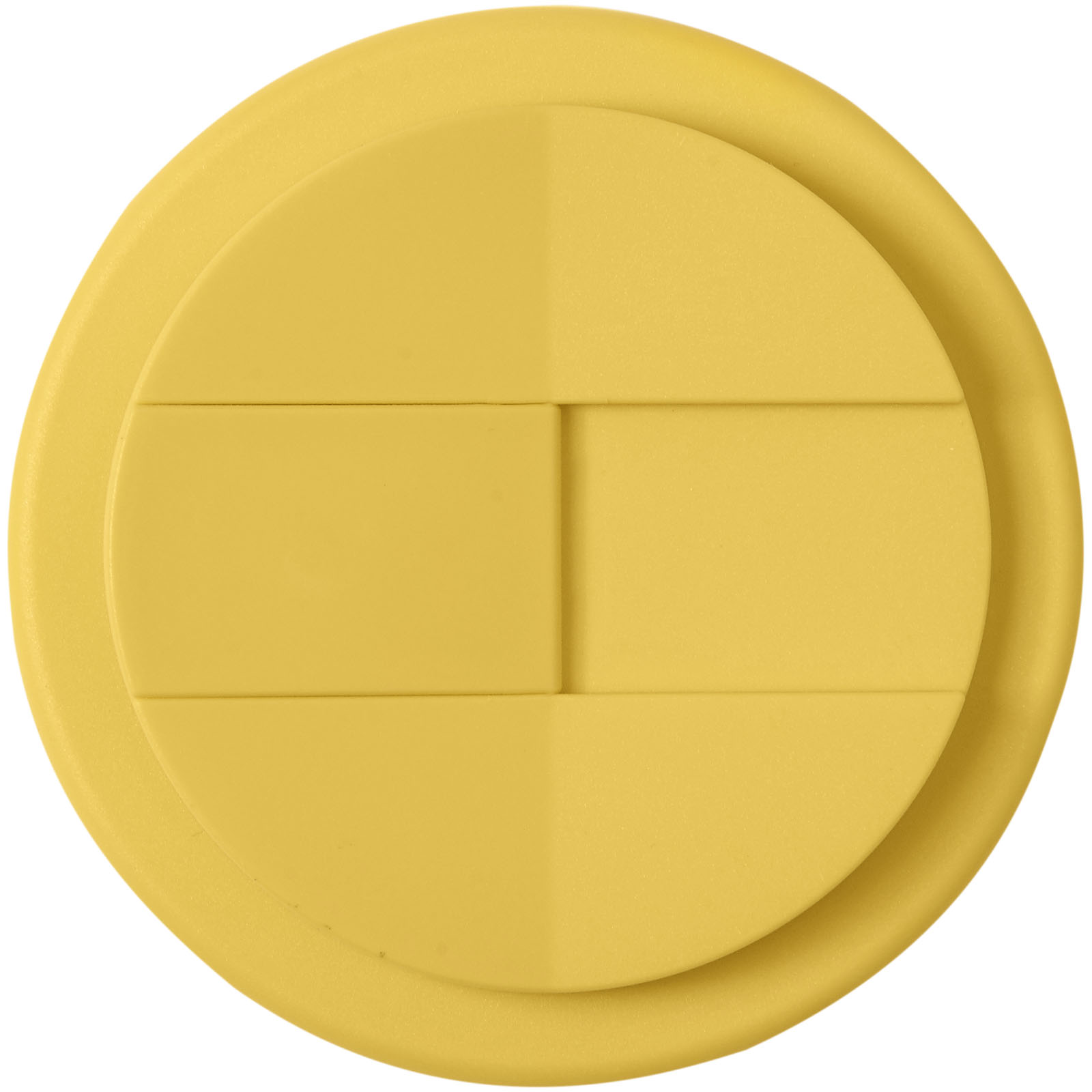 Brite-Americano® Eco 350 ml Isolierbecher mit auslaufsicherem Deckel - gelb - Extra 1