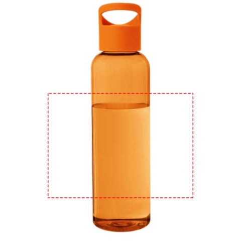 Sky 650 ml Sportflasche aus recyceltem Kunststoff - orange – Bild 6