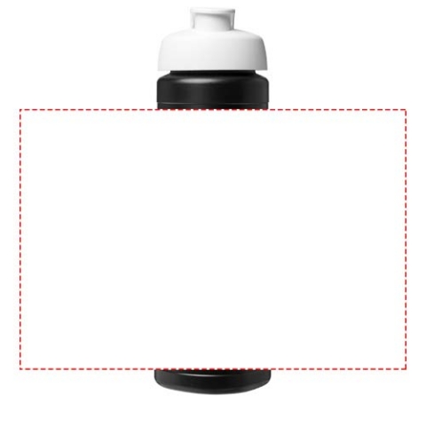 Baseline® Plus 750 ml Flasche mit Klappdeckel - schwarz / weiss – Bild 6