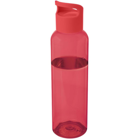 Sky 650 ml Sportflasche aus recyceltem Kunststoff - rot - Hauptfoto