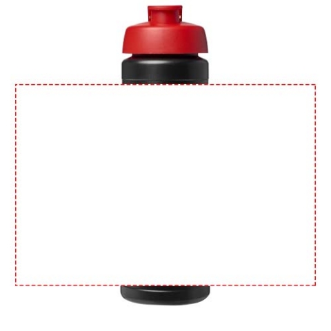 Baseline® Plus 750 ml Flasche mit Klappdeckel - schwarz / rot – Bild 6
