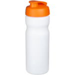 Baseline® Plus 650 ml Sportflasche mit Klappdeckel - weiss - Hauptfoto