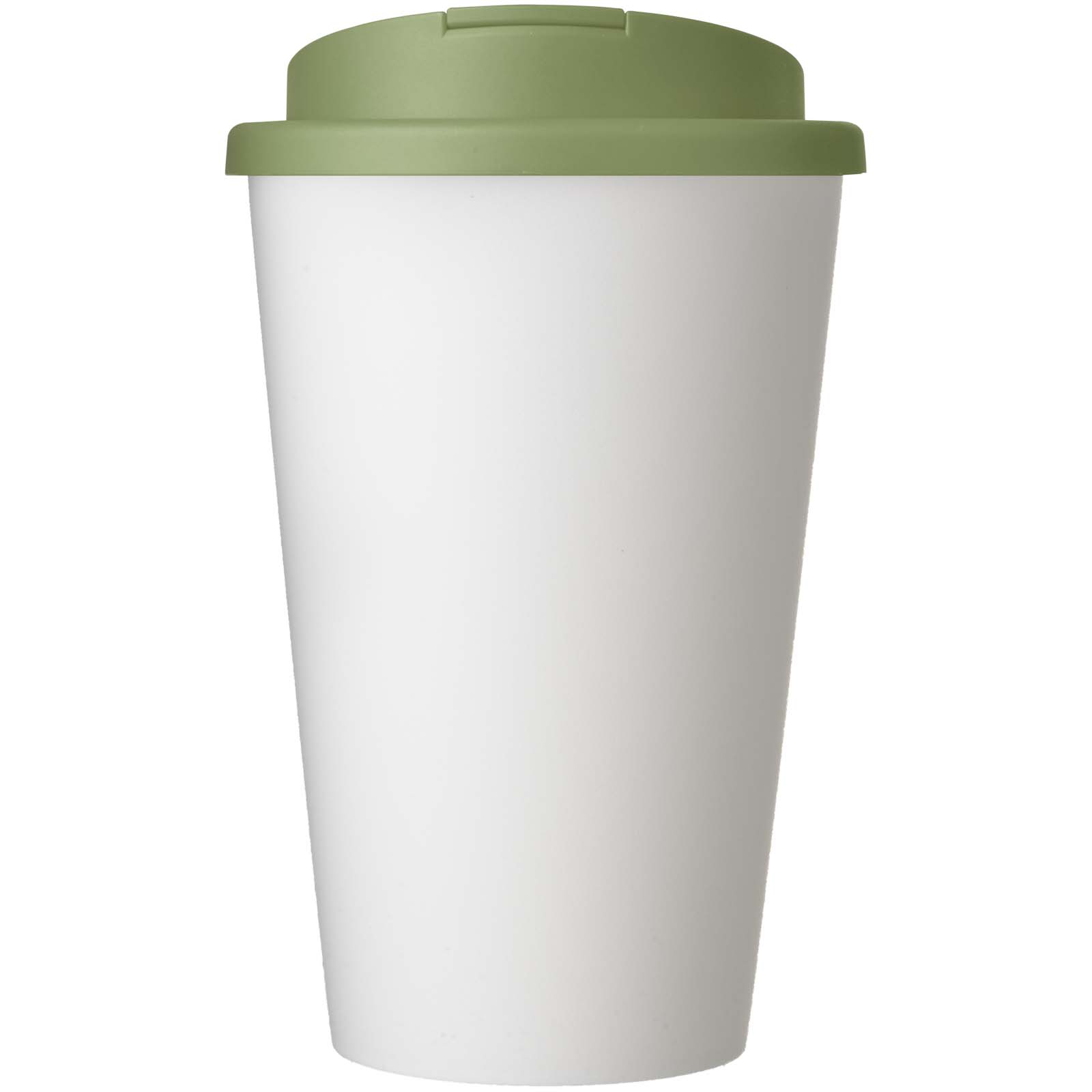 Brite-Americano® POP 350 ml isolierter Trinkbecher mit auslaufsicherem Deckel - heather grün - Vorderseite