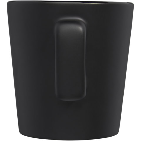 Ross 280 ml Keramiktasse - mattschwarz - Rückseite