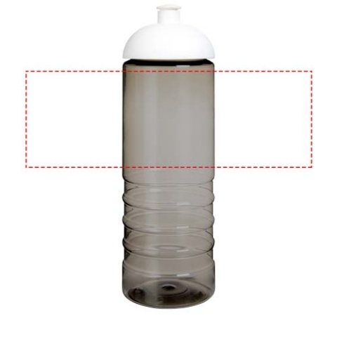 H2O Active® Eco Treble 750 ml Sportflasche mit Stülpdeckel - kohle / weiss – Bild 6