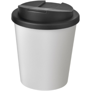 Americano® Espresso 250 ml Isolierbecher mit auslaufsicherem Schraubverschluss – weiss / schwarz