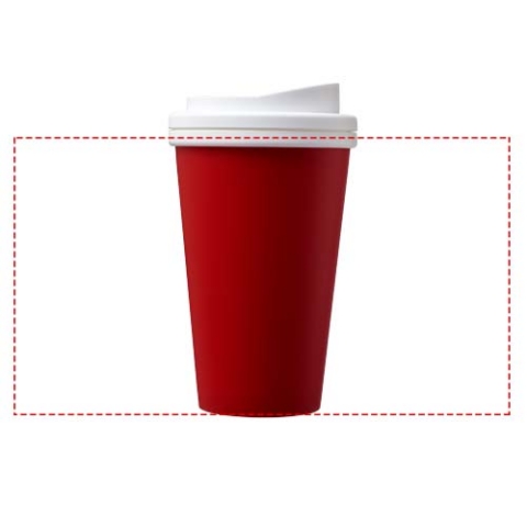 Americano® Grande 350 ml Isolierbecher - rot / weiss – Bild 9
