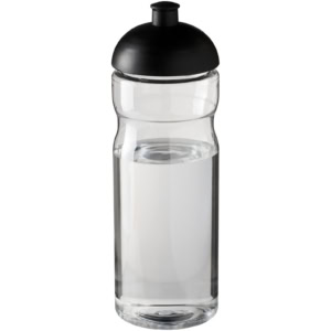 H2O Active® Base 650 ml Sportflasche mit Stülpdeckel – transparent / schwarz