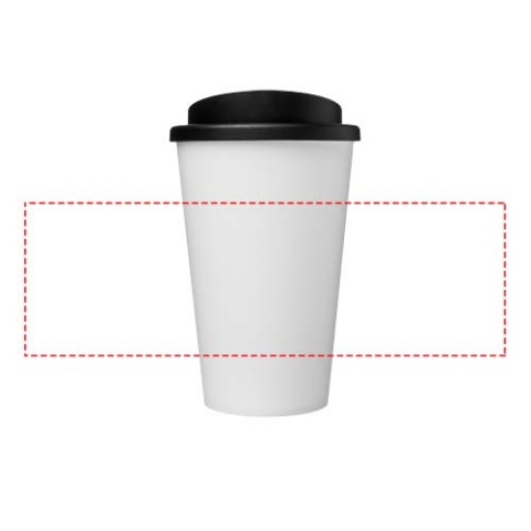 Americano® Eco 350 ml recycelter Becher - weiss / schwarz – Bild 6
