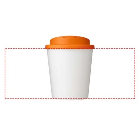 Brite-Americano Espresso Eco auslaufsicherer Isolierbecher, 250 ml - orange – Bild 5