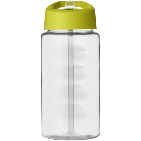 H2O Active® Bop 500 ml Sportflasche mit Ausgussdeckel - transparent - Vorderseite