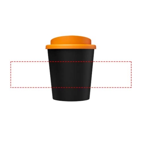 Americano® Espresso Eco 250 ml recycelter Isolierbecher - schwarz / orange – Bild 5