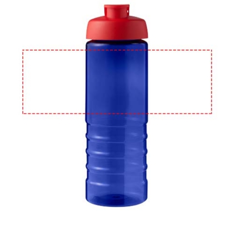 H2O Active® Eco Treble 750 ml Sportflasche mit Stülpdeckel - blau / rot – Bild 6