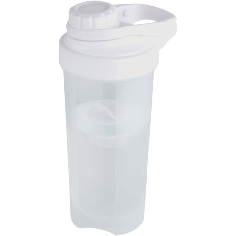 Forza 700 ml Sportflasche mit Shakerball - weiss - Hauptfoto
