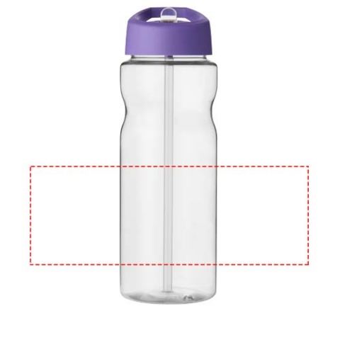 H2O Active® Eco Base 650 ml Sportflasche mit Ausgussdeckel - transparent / lila – Bild 6