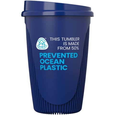 Alto POP 350 ml Becher - blau - Logo 2