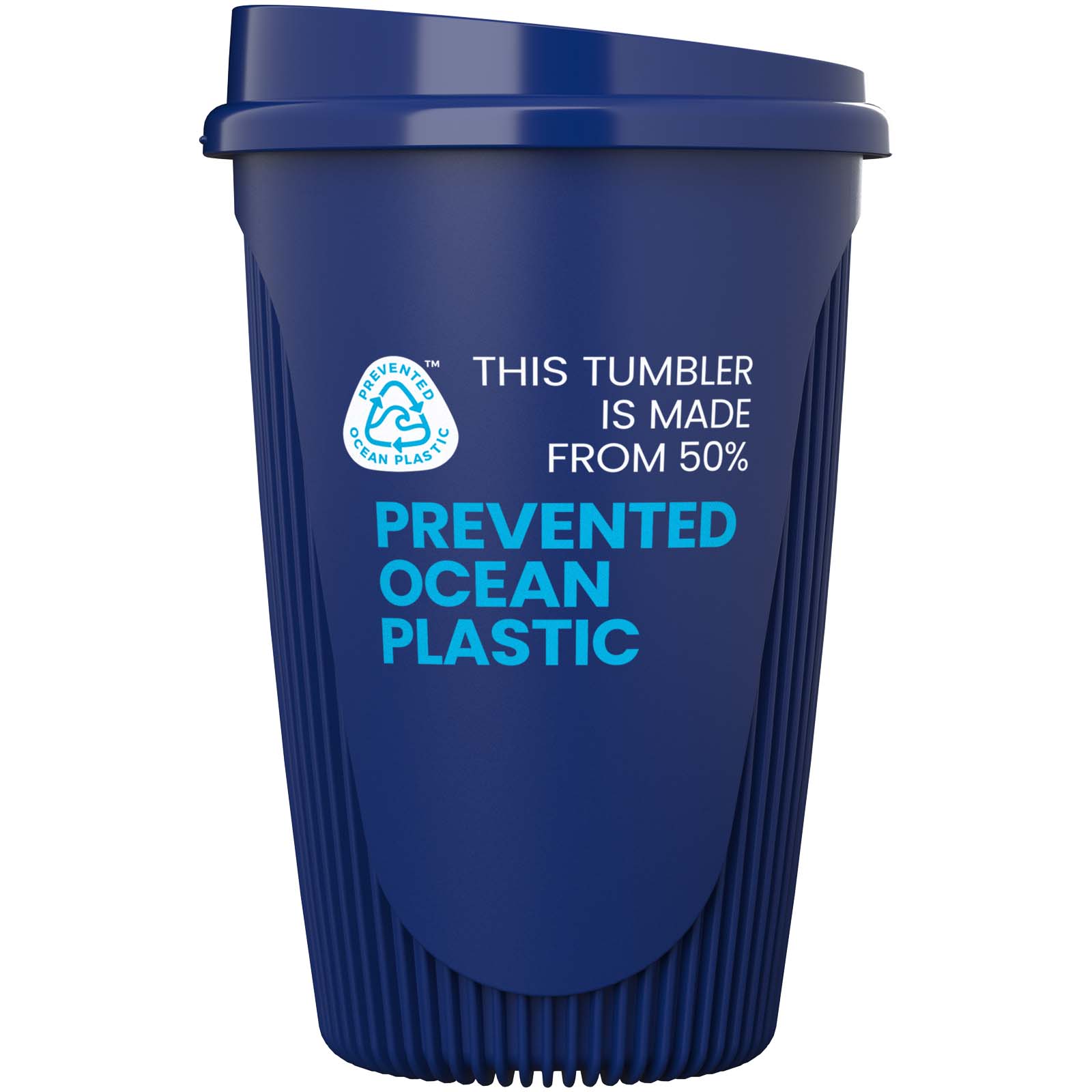 Alto POP 350 ml Becher - blau - Logo 2