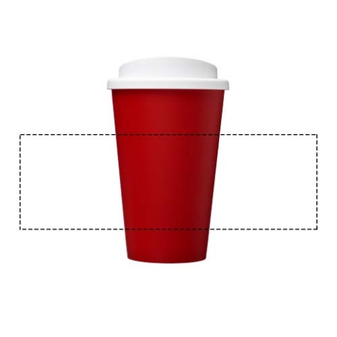 Americano® 350 ml Isolierbecher - rot / weiss – Bild 6