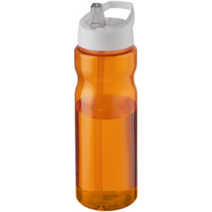 H2O Active® Base 650 ml Sportflasche mit Ausgussdeckel – orange / weiss