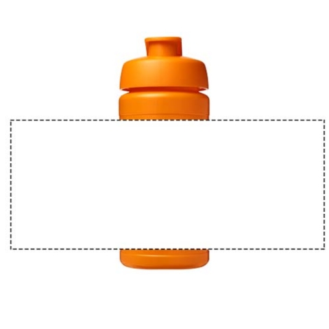 Baseline® Plus 500 ml Sportflasche mit Klappdeckel - orange – Bild 6