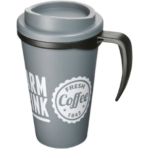 Americano® Grande 350 ml Isolierbecher - grau - Logo 1