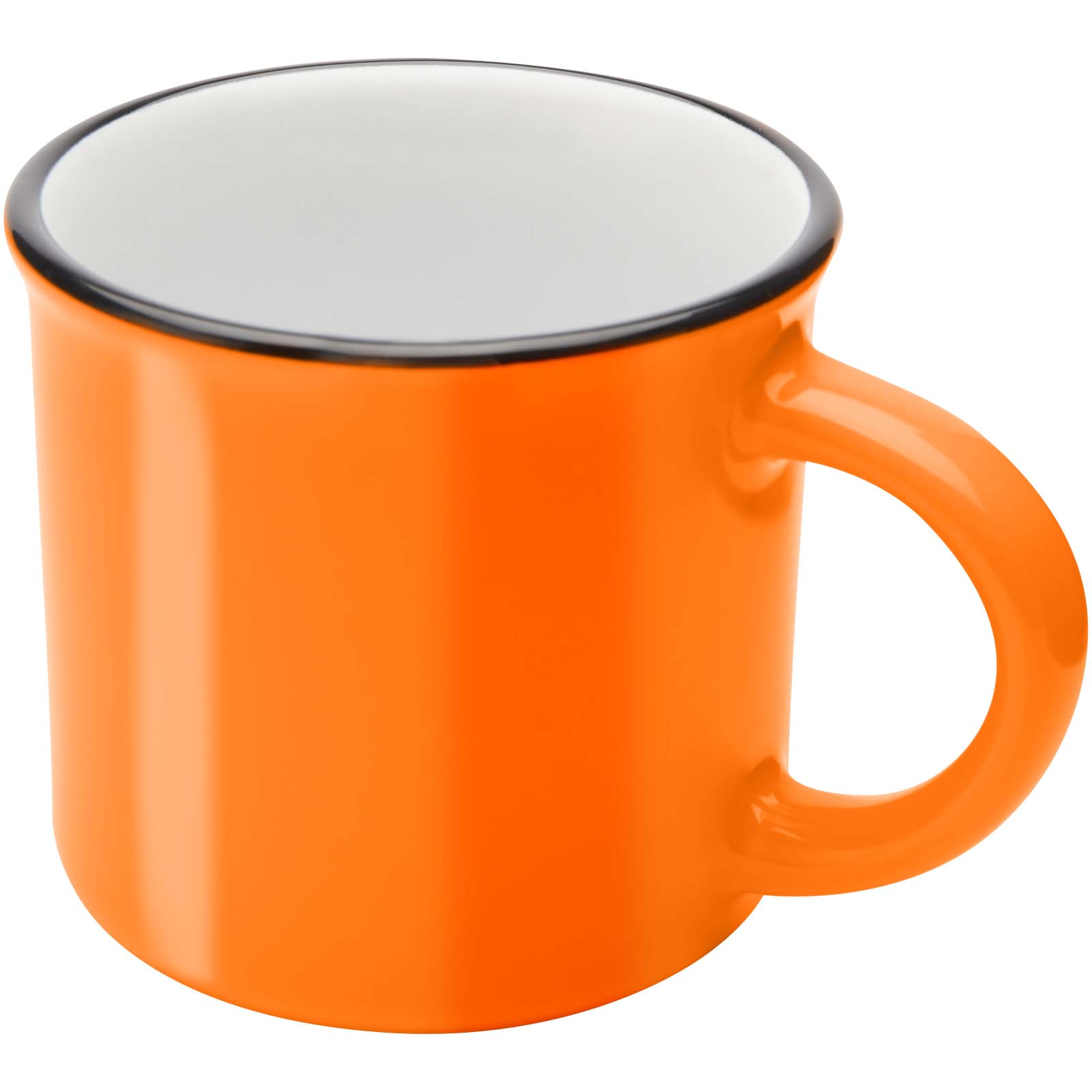Bari Keramiktasse 240 ml mit glänzender Oberfläche - orange - Hauptfoto