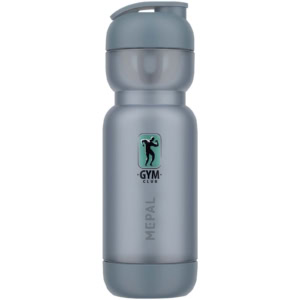 Mepal Shaker 800 ml Sportflasche - blau - Logo 1