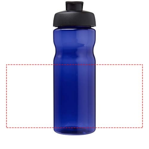 H2O Active® Eco POP Base 650 ml Sportflasche mit Klappdeckel - blau / schwarz – Bild 7