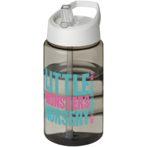 H2O Active® Bop 500 ml Sportflasche mit Ausgussdeckel - kohle - Logo 1