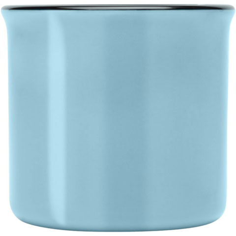 Bari Keramiktasse 240 ml mit glänzender Oberfläche - riffblau - Vorderseite